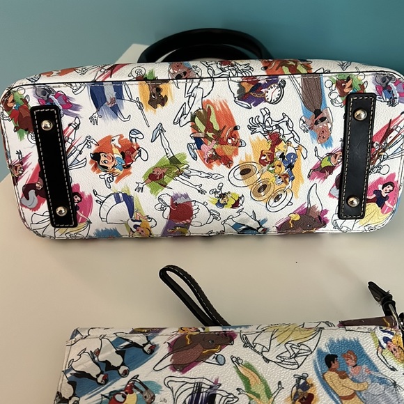 Disney Dooney & Bourke Ink & Paint Bag and Wallet - Picture 6 of 6